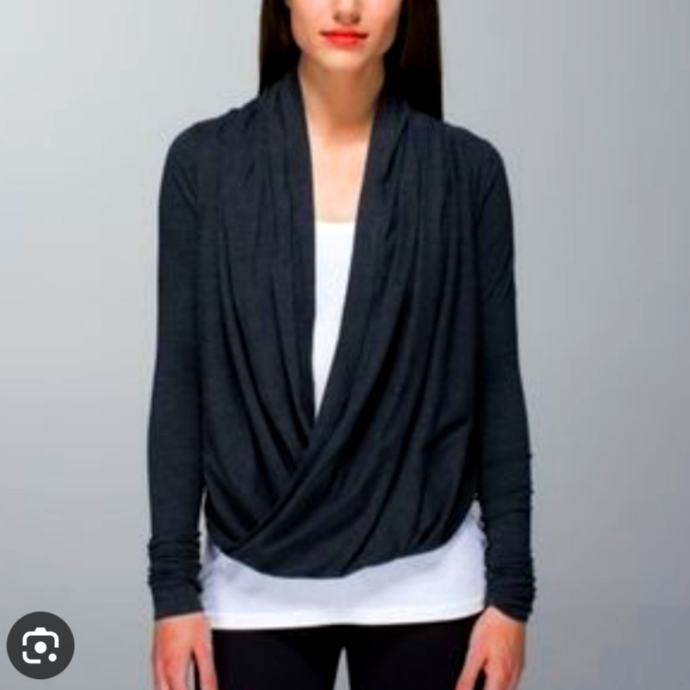 Lululemon iconic wrap size 6 charcoal